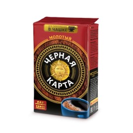 Кофе Черная Карта для чашки молотый 250г
