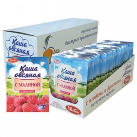 Увелка Каша Овсяная малиной 40г