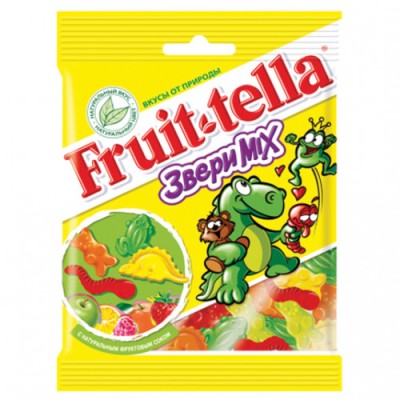 Жевательный мармелад Фрутелла звери микс70г
