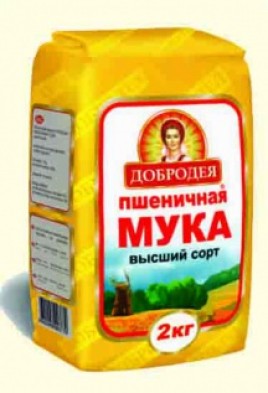 Добродея Мука пшеничная в/с 2кг