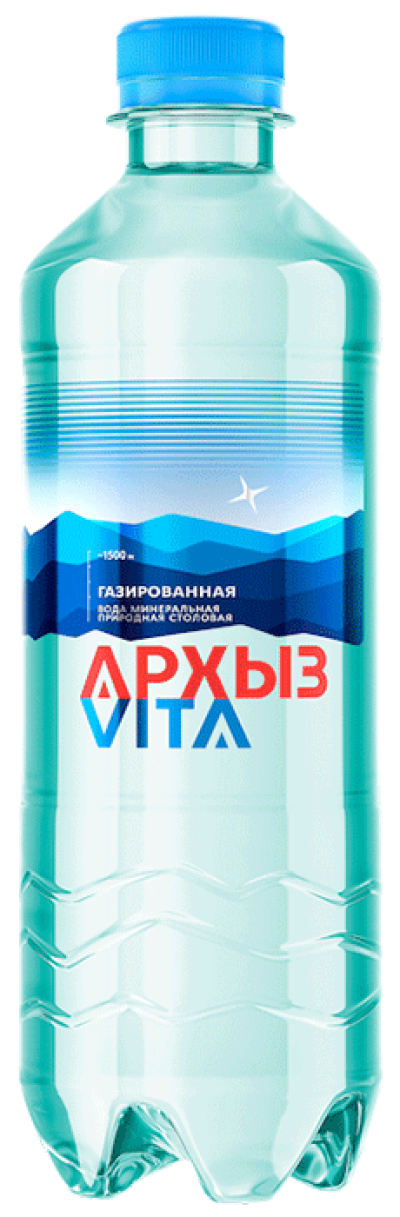 Вода Архыз газ. 0,5л ПЭТ