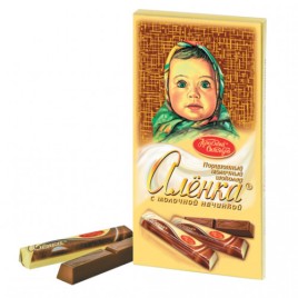Шоколад Аленка молочный порции КО 100г