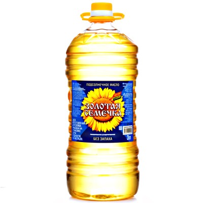 Масло подсолнечное Золотая семечка 3л