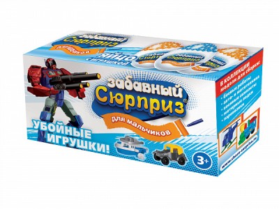 Яйцо Забавный сюрприз в ассорти 3шт