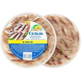 Сельдь Sungusto ф/к в масле 150гр