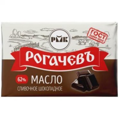 БЗМЖ Масло шоколадное 62% 160г Рогачевъ