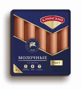 Сосиски Молочные Гост 470г  Клин