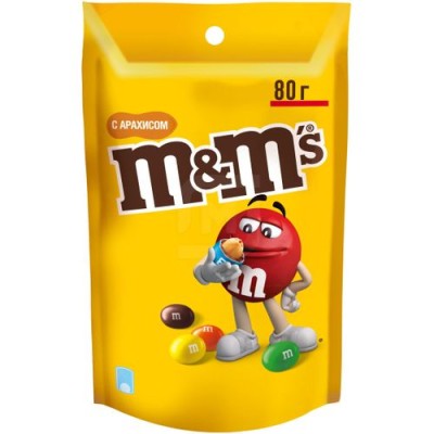 Драже M&Ms с арахисом 80гр