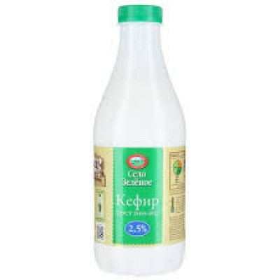 БЗМЖ Кефир "Село Зеленое" 2,5% 430г пл/б