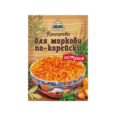 Цикория Приправа для моркови по-корейски острая 30гр.