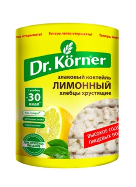Хлебцы "Dr Korner" лимон 100г