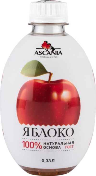 Напиток Аскания Яблоко 0,33л