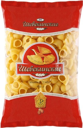 Шебекинские Макаронные изделия Улитка "Сабо" №395 450г