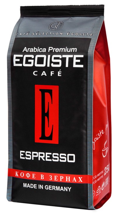 Кофе Эгоист Экспрессо зерно 250г.