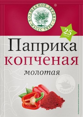 Паприка копченая молотая 25гр Волшебное Дерево