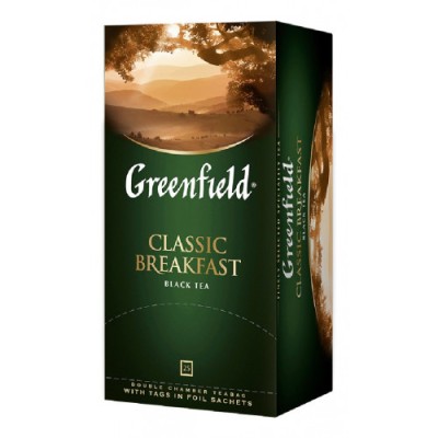 Чай Гринфилд черный Классик Брекфаст  25пак. 50г