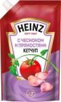 "HEINZ" Кетчуп с Чесноком и пряностями 320г дой-пак