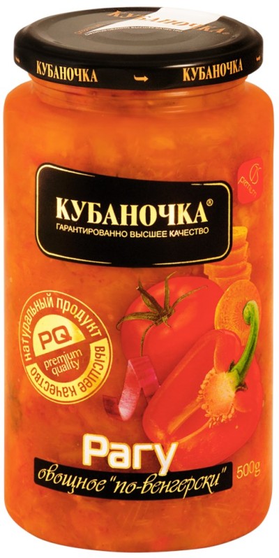 Рагу овощное по-венгерски 500гр ст/б Кубаночка