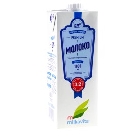 БЗМЖ Молоко премиум ультрапаст.3,2% 1л  т/пак Милкавита