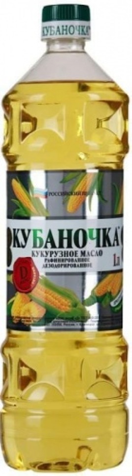 Масло кукурузное Кубаночка раф.0,5 л