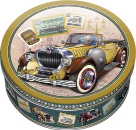 Печенье Ретромобиль сдобное со сливоч маслом 400г ж/б