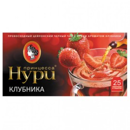 Чай Принцесса Нури клубника 25пак. 37,5г