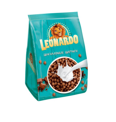 Завтрак готовый Леонардо шоколадные шарики 200гр