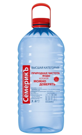 Вода "Семерикъ" 5л б/г пэт