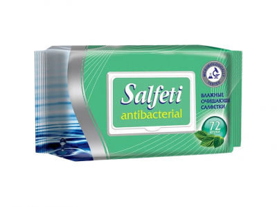 Влажные салфетки Salfeti 72шт