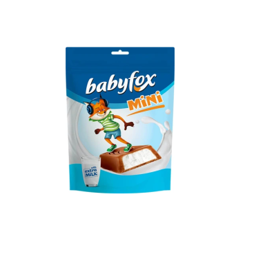 Шоколадные конфеты BABYFOX мини с молочной начинкой 120гр