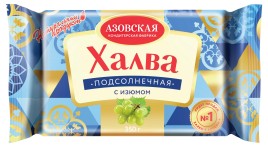Халва с изюмом  Азов 350г