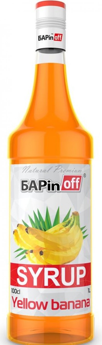 Сироп Баринофф желтый банан 1л ст/б