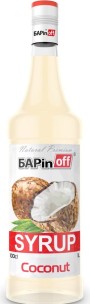 Сироп Баринофф кокос 1л ст/б