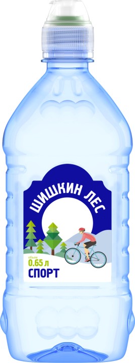 Вода Шишкин лес 0,65л б/г спорт Пэт