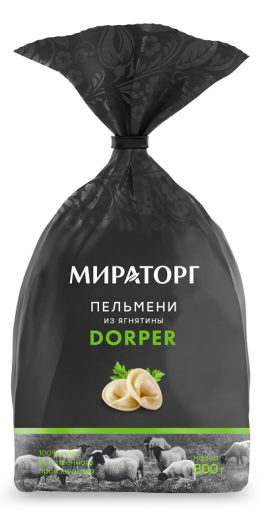 Пельмени с ягнятиной Dorper 700гр Мираторг