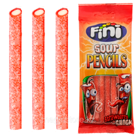 Жевательный мармелад Pencils Палочки клубника в сахаре 100гр