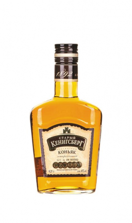 Коньяк Старый Кенигсберг Росс. 4* 40% 0,25л.