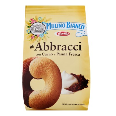 Печенье песочное Аббрачи с какао 350гр Барилла