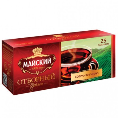 Майский Чай черный Отборный 25пак