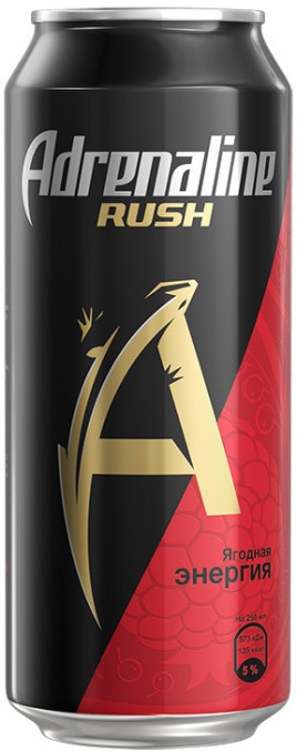 Энергетик Б/алг Адреналин Ред Энеррд.ягодн.0,449 л ж/б