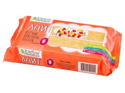 Хлебцы "Хлебцы-молодцы" Лайт ржаные вафельные 70гр