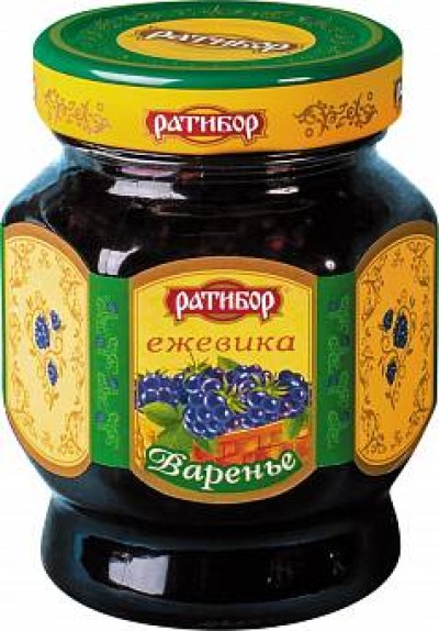 Варенье ежевика Ратибор с/б 360 г