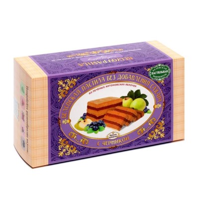Пастила с черникой 180г. Белевская