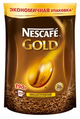 Кофе Нескафе Голд 190гр м/у