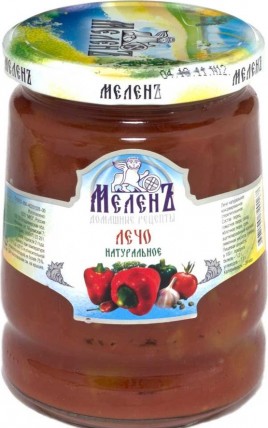 Лечо натуральное 540гр ст/б Меленъ