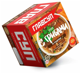 Главсуп С грибами и сыром 250гр
