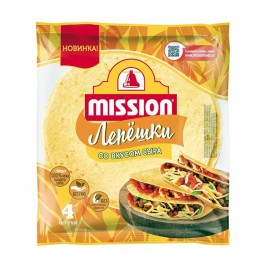 Лепешки Миссио со вкусом сыра 6шт. 250гр