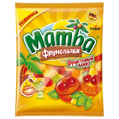 Жевательный Мармелад Мамба Фруктовый Микс 70гр
