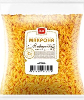 Макрона Макаронные изделия Перышки №2 900гр группаА