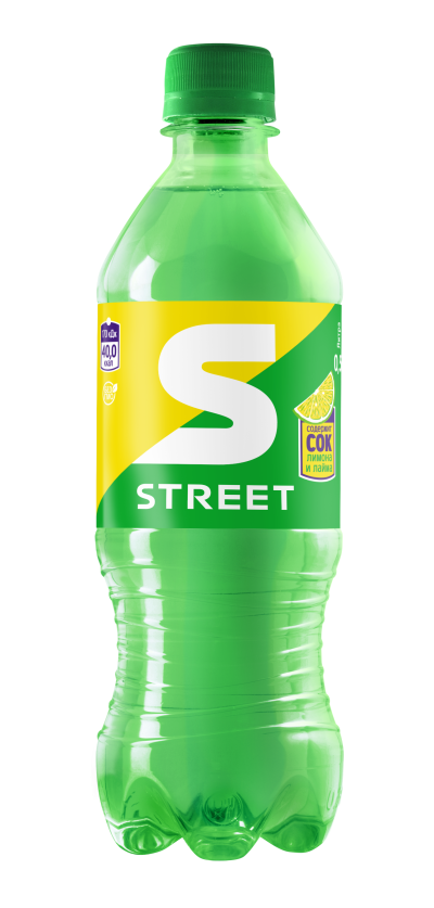 Напиток сильногазирован. Стрит 0,5л ПЭТ